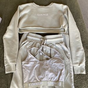 Lounge underwear jogger set size small